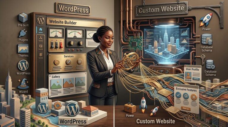 WordPress vs. Custom Website: Which is Right for Your Business?