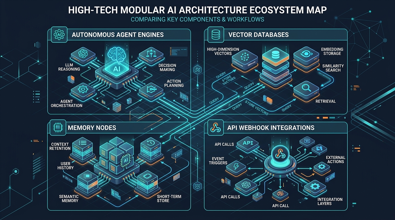 Modular AI Architecture and Ecosystem Matrix